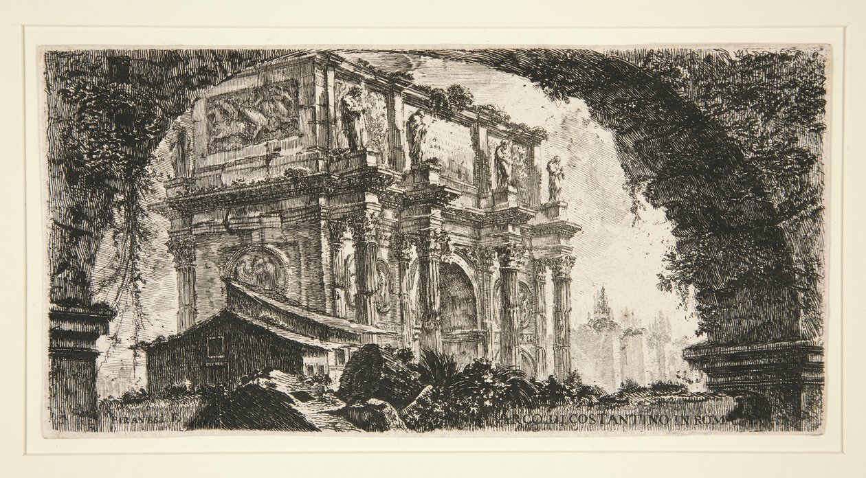 Konstantinbuen i Rom, fra nogle udsigter over triumfbuer og andre monumenter af Giovanni Battista Piranesi