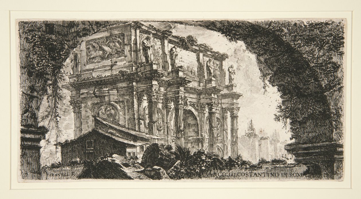 Konstantinsbuen i Rom, fra Nogle udsigter over triumfbuer og andre monumenter af Giovanni Battista Piranesi