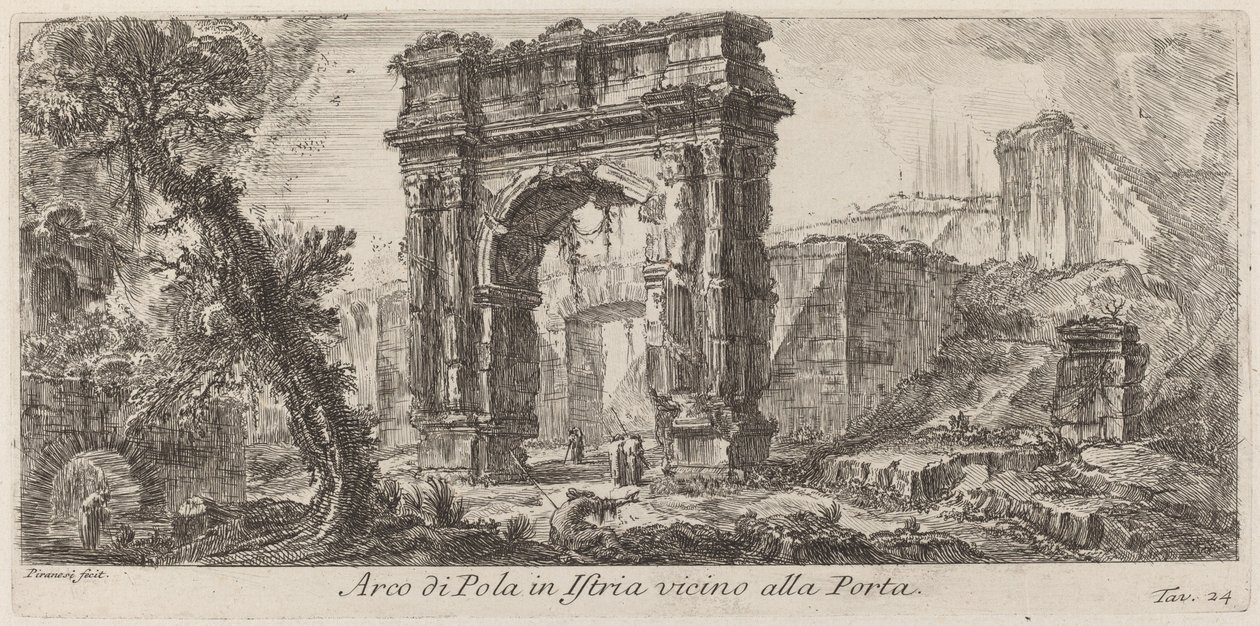 Pulas bue i Istrien af Giovanni Battista Piranesi