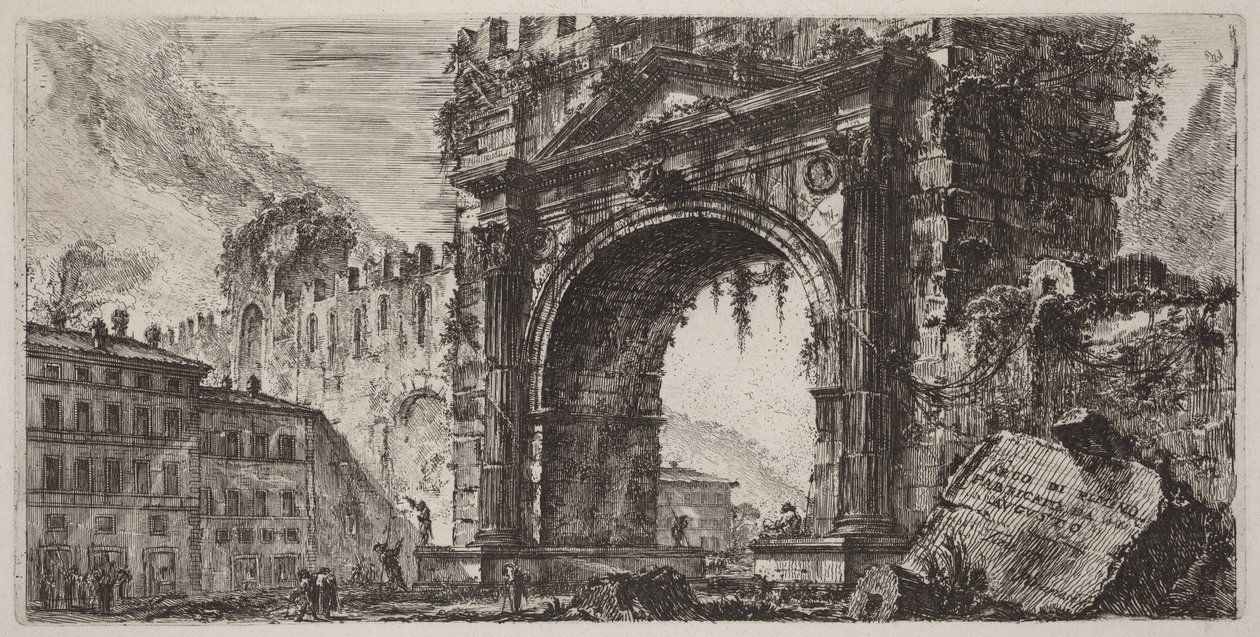 Augustusbuen i Rimini af Giovanni Battista Piranesi