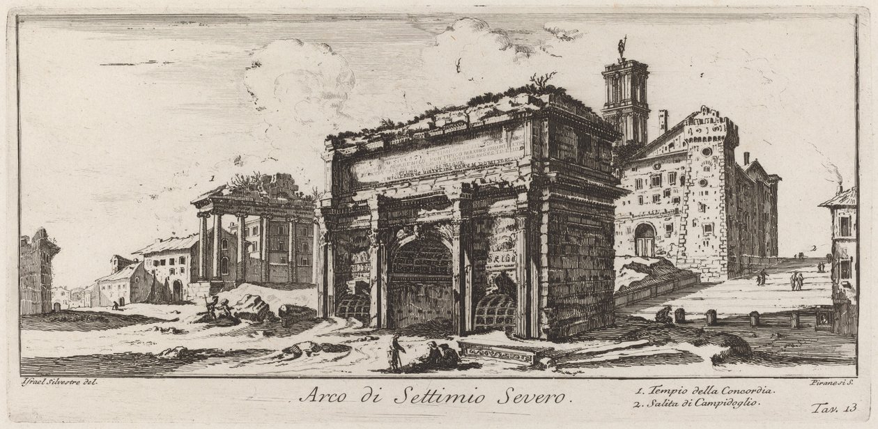 Bue af Septimius Severus af Giovanni Battista Piranesi