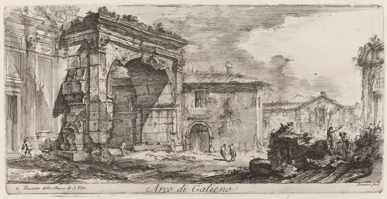 Trajans bue i Ancona af Giovanni-Battista Piranesi