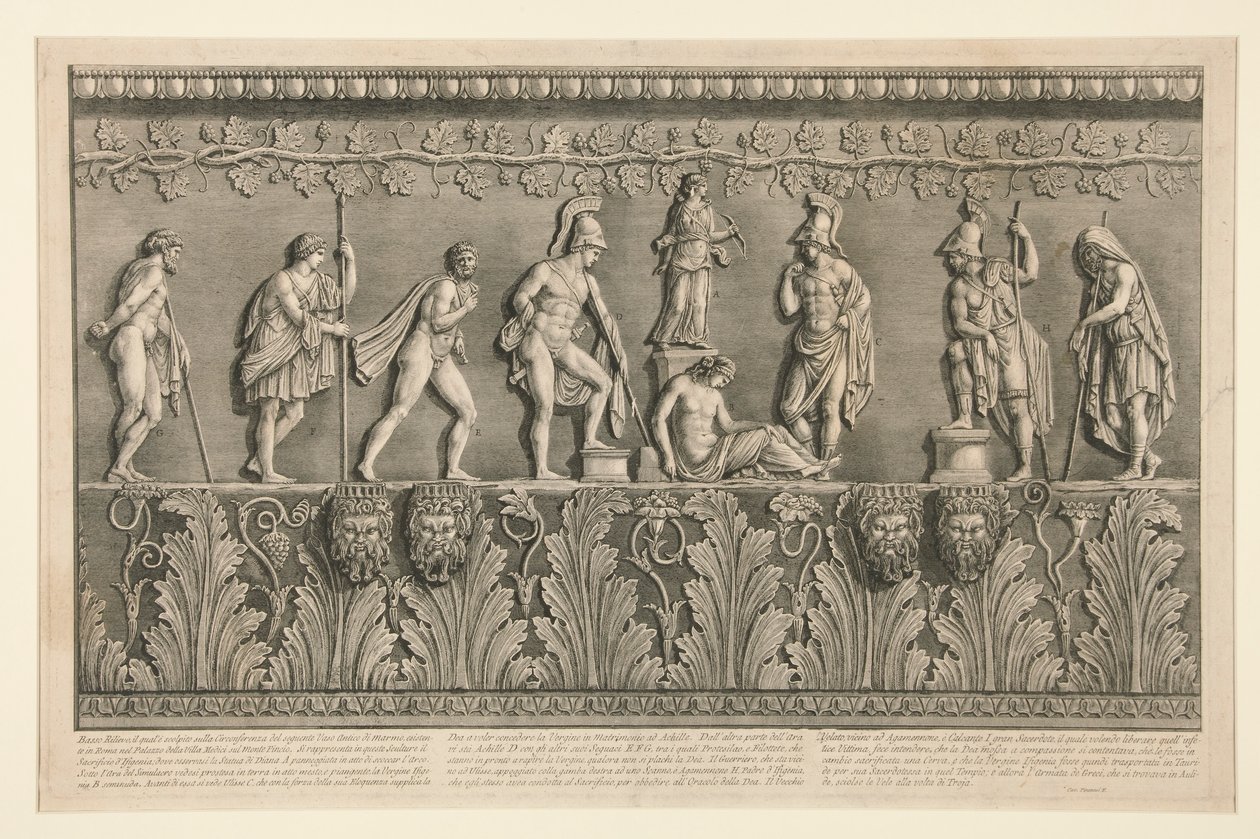 Lav Relief, som af Giovanni Battista Piranesi