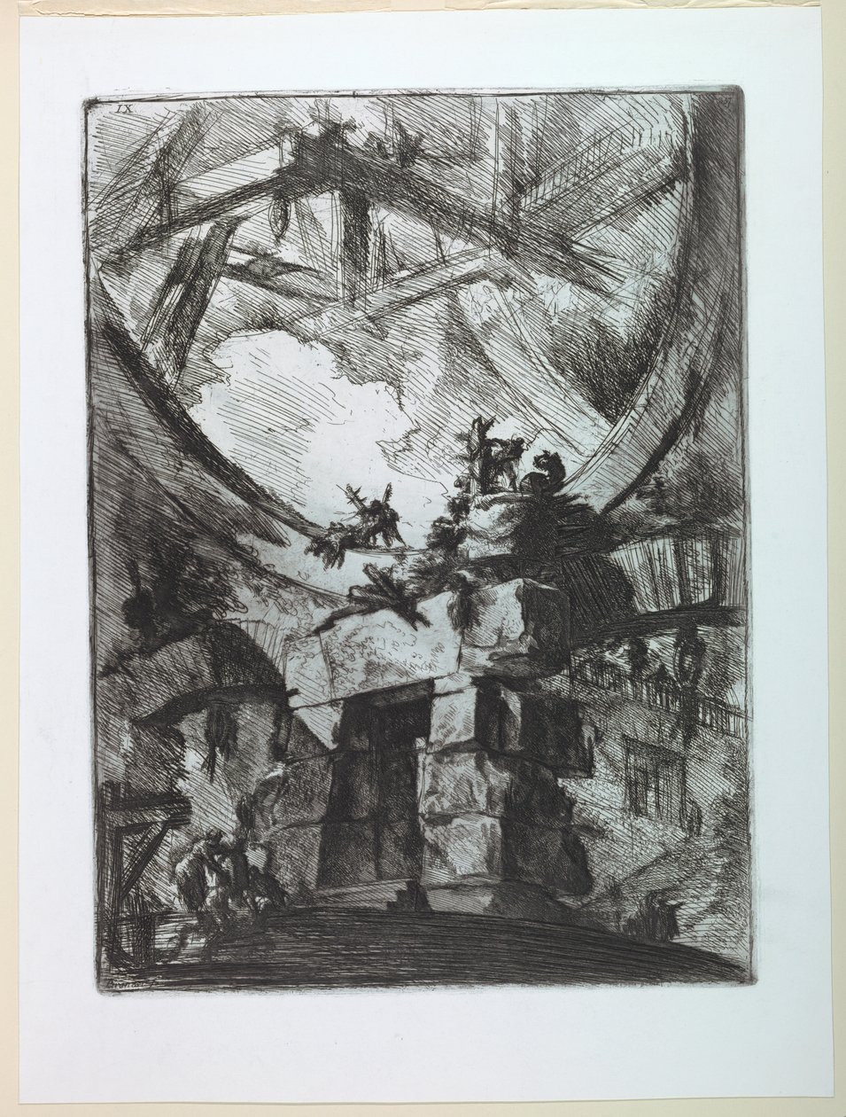 Carceri-serien, plade IX af Giovanni Battista Piranesi