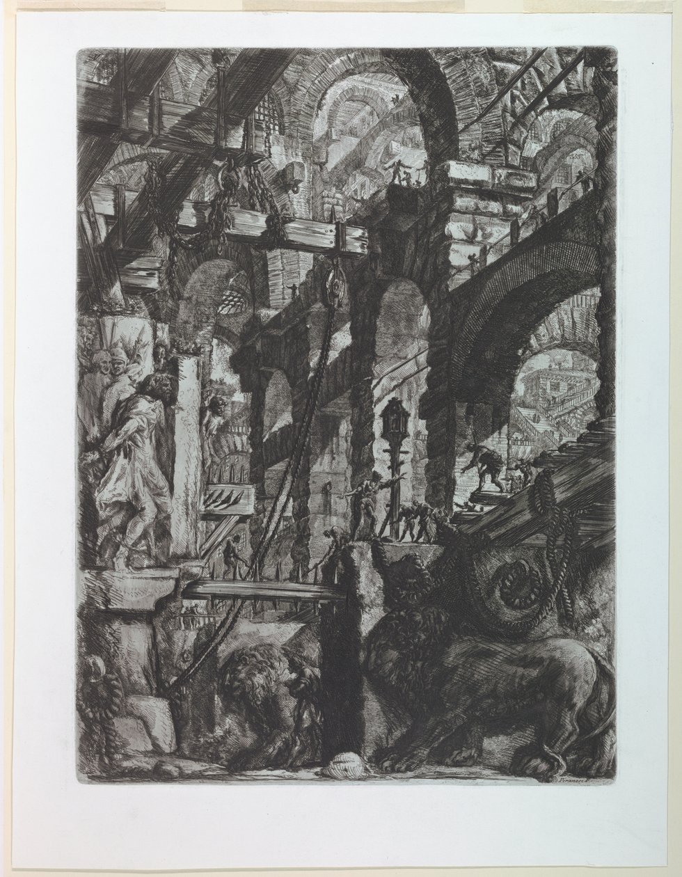 Prisons Series, plade V af Giovanni Battista Piranesi
