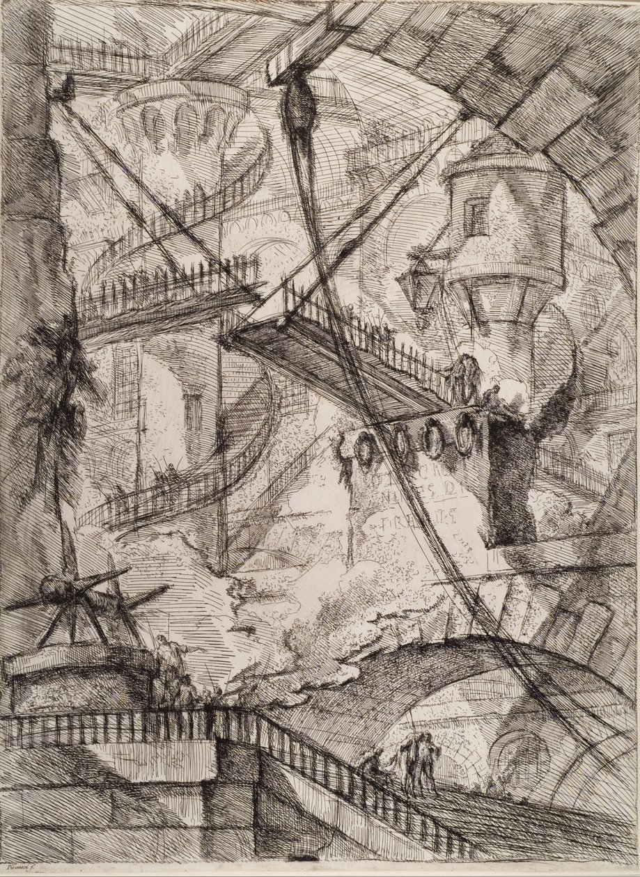 Opfindelsens fængsler af Giovanni Battista Piranesi