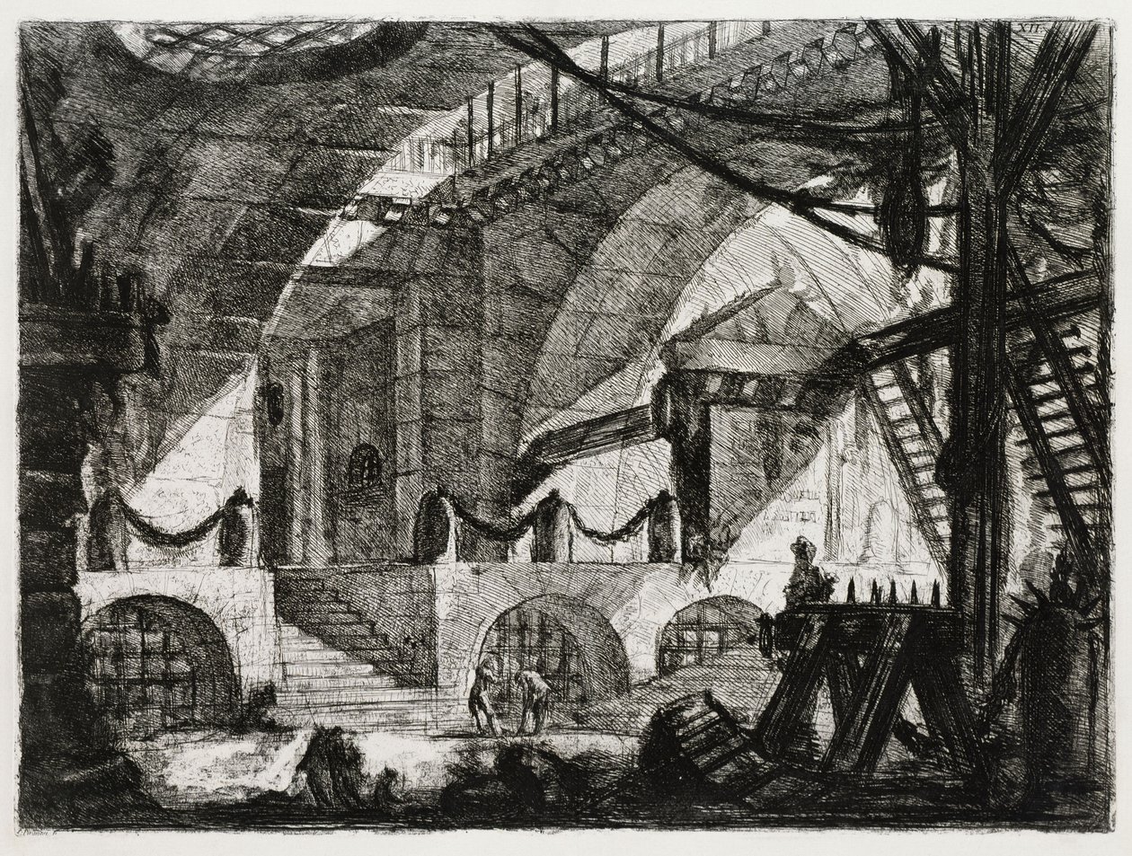 Savbukken (blad 12 i: Carceri d