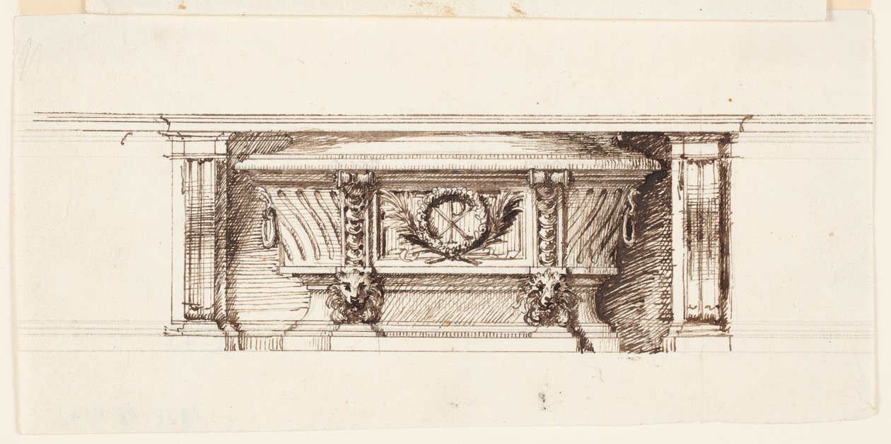 Design til en Alter Mensa af Giovanni Battista Piranesi