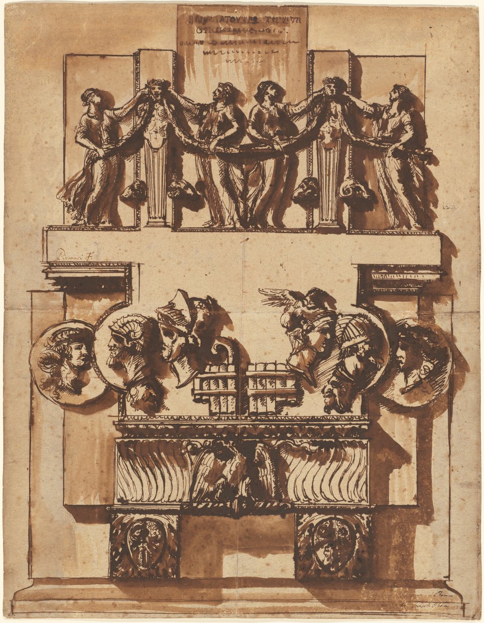 Fantasi om et storslået murmonument af Giovanni Battista Piranesi