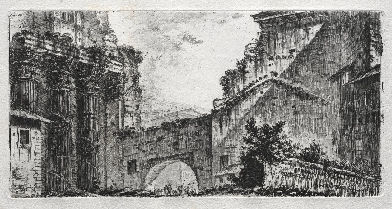 Augustus Forum af Giovanni Battista Piranesi