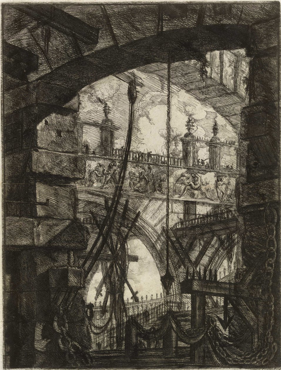 Fra serien The Imaginary Prisons af Giovanni Battista Piranesi