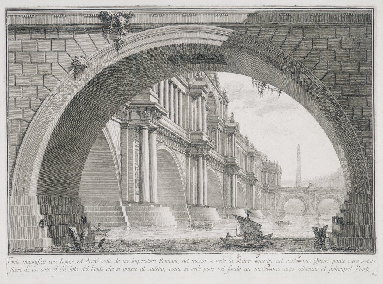 Hal i korintisk orden af Giovanni Battista Piranesi