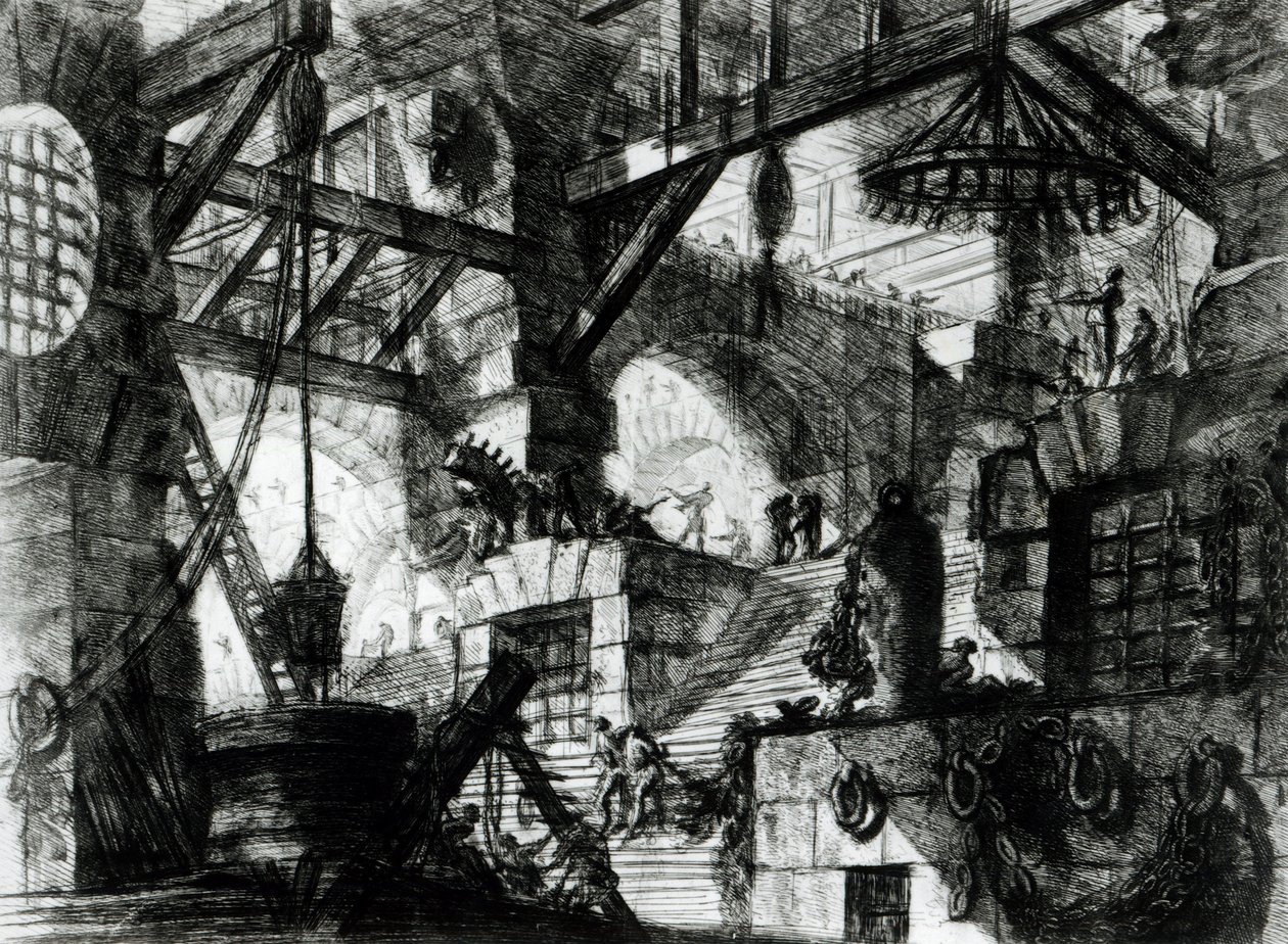 Imaginært fængsel af Giovanni Battista Piranesi