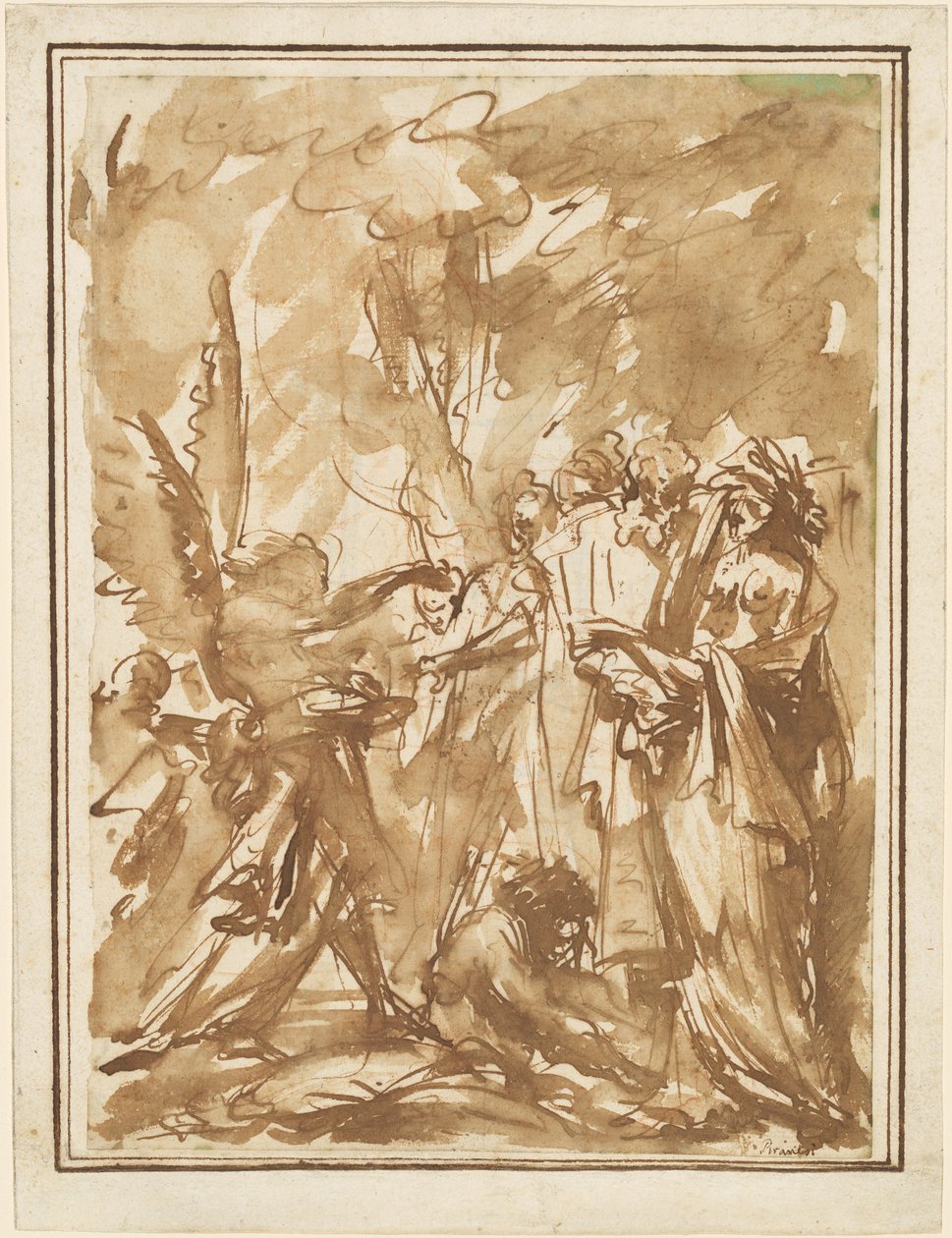 Scherzo med antikke figurer af Giovanni Battista Piranesi