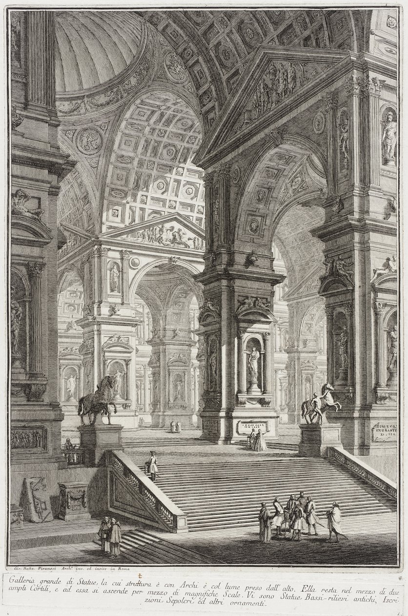 Skulpturgalleri af Giovanni Battista Piranesi