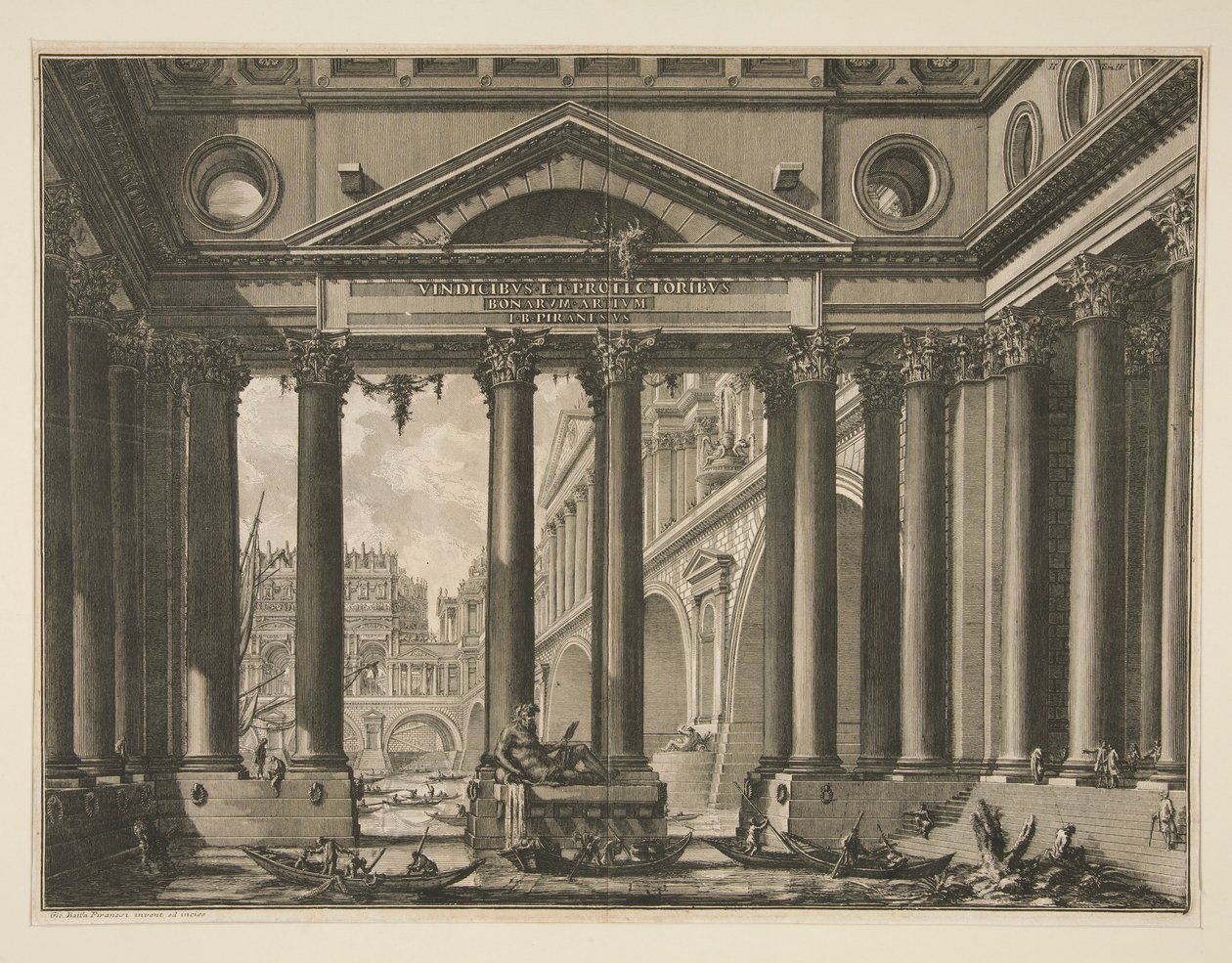 Andet frontispice af bind IV af Le Antichit? Romane af Giovanni Battista Piranesi