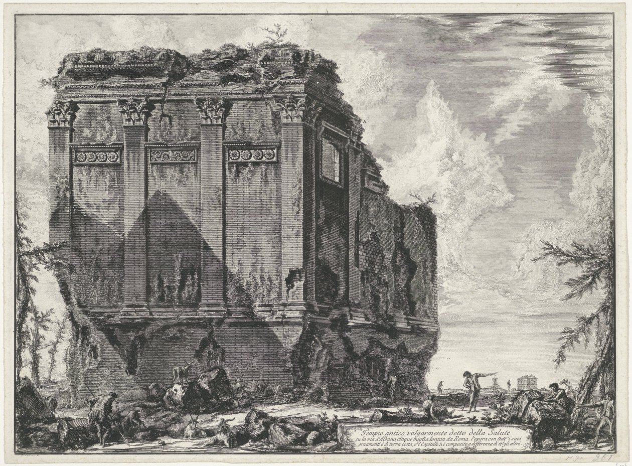 Tempel van Salus i Rom Gammelt tempel almindeligvis kendt som della Salute på Via d