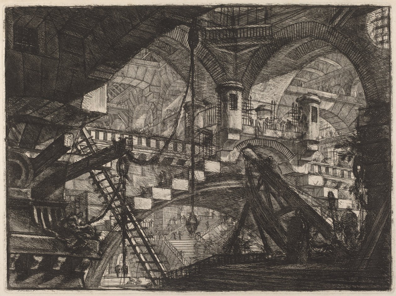 Buen med en Shell Ornament af Giovanni Battista Piranesi