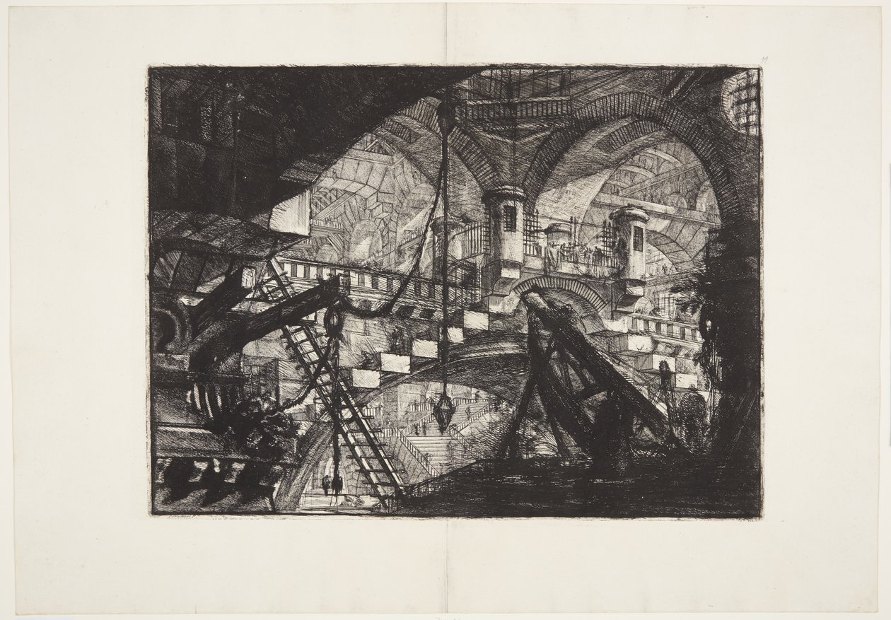 Buen med en skalpynt af Giovanni Battista Piranesi