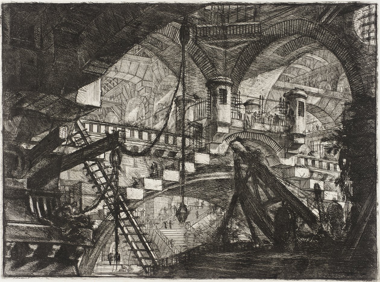 Buen med et muslingeornament af Giovanni Battista Piranesi