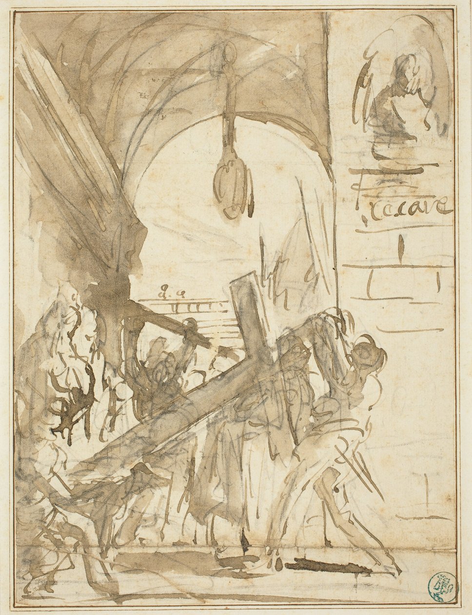Bærelsen af korset af Giovanni Battista Piranesi