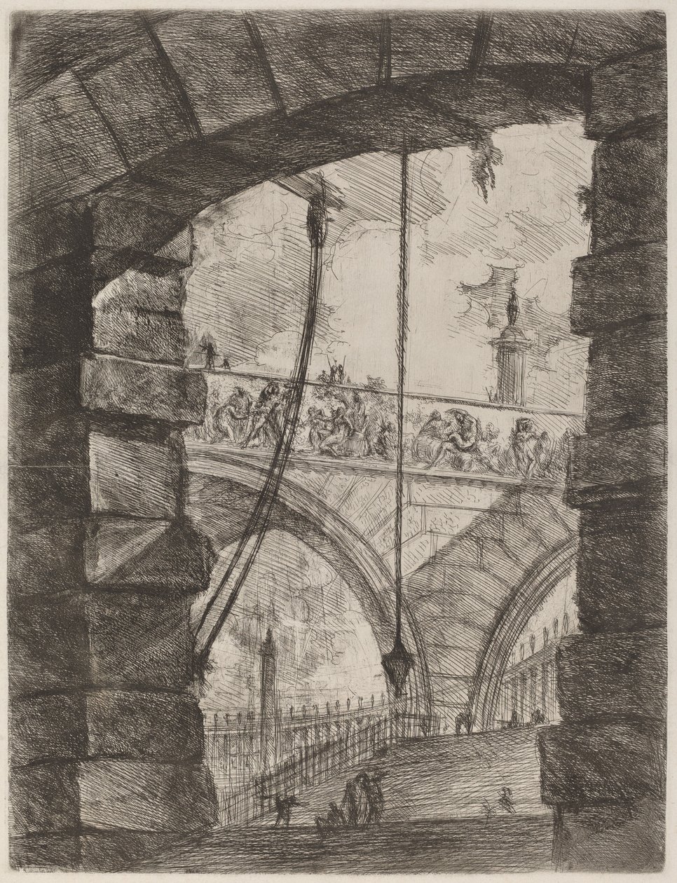 Den Store Piazza af Giovanni Battista Piranesi
