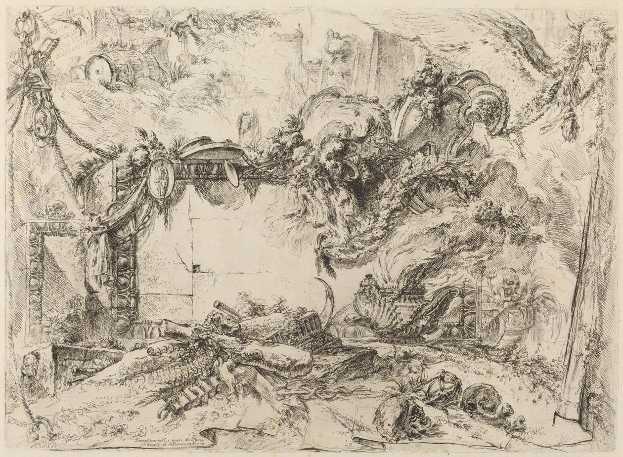 Den monumentale tablet af Giovanni Battista Piranesi