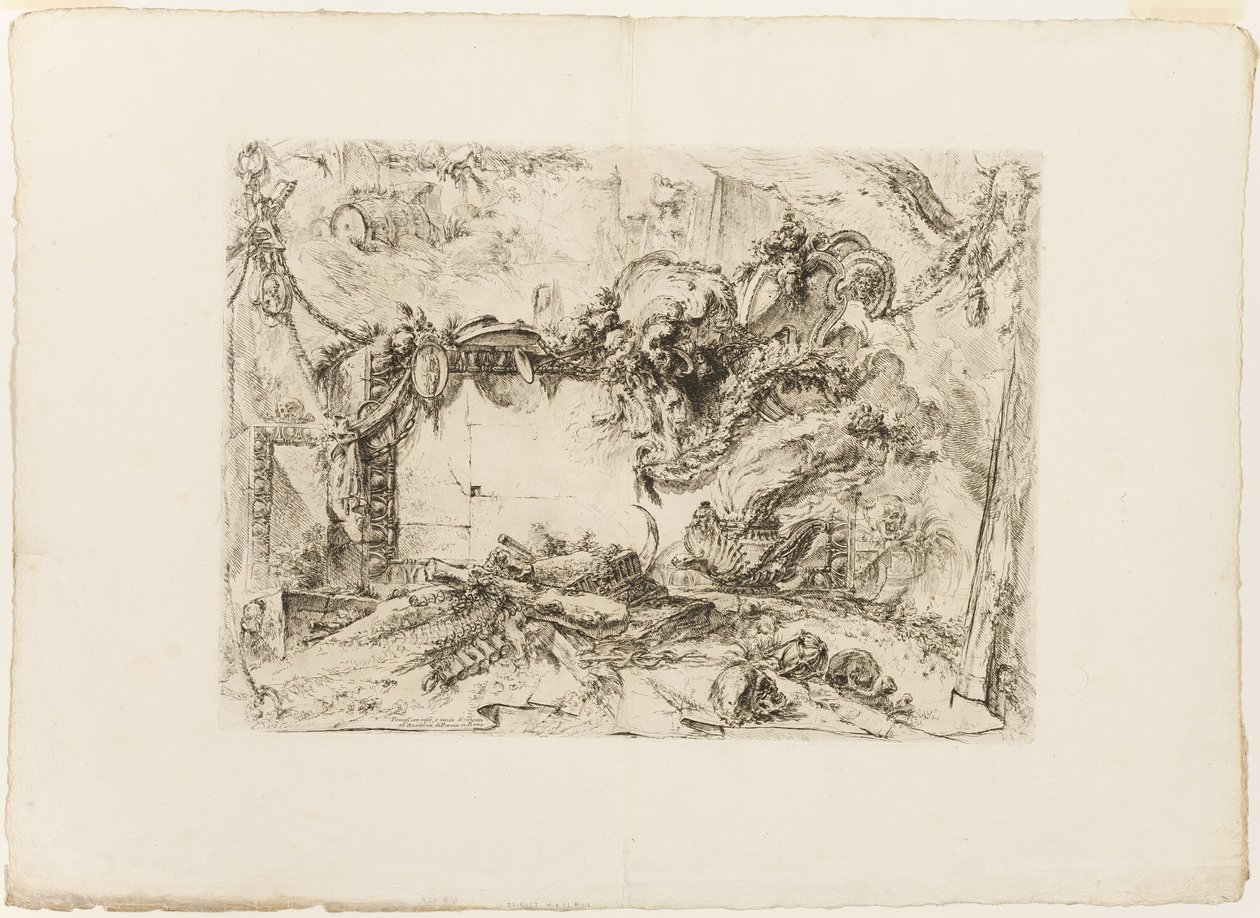 Den monumentale tablet af Giovanni Battista Piranesi