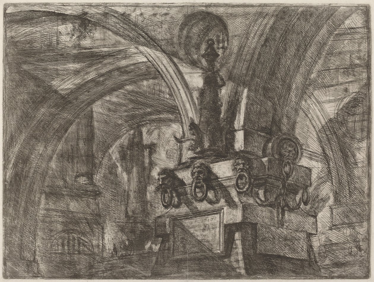 Molen med en lampe af Giovanni Battista Piranesi