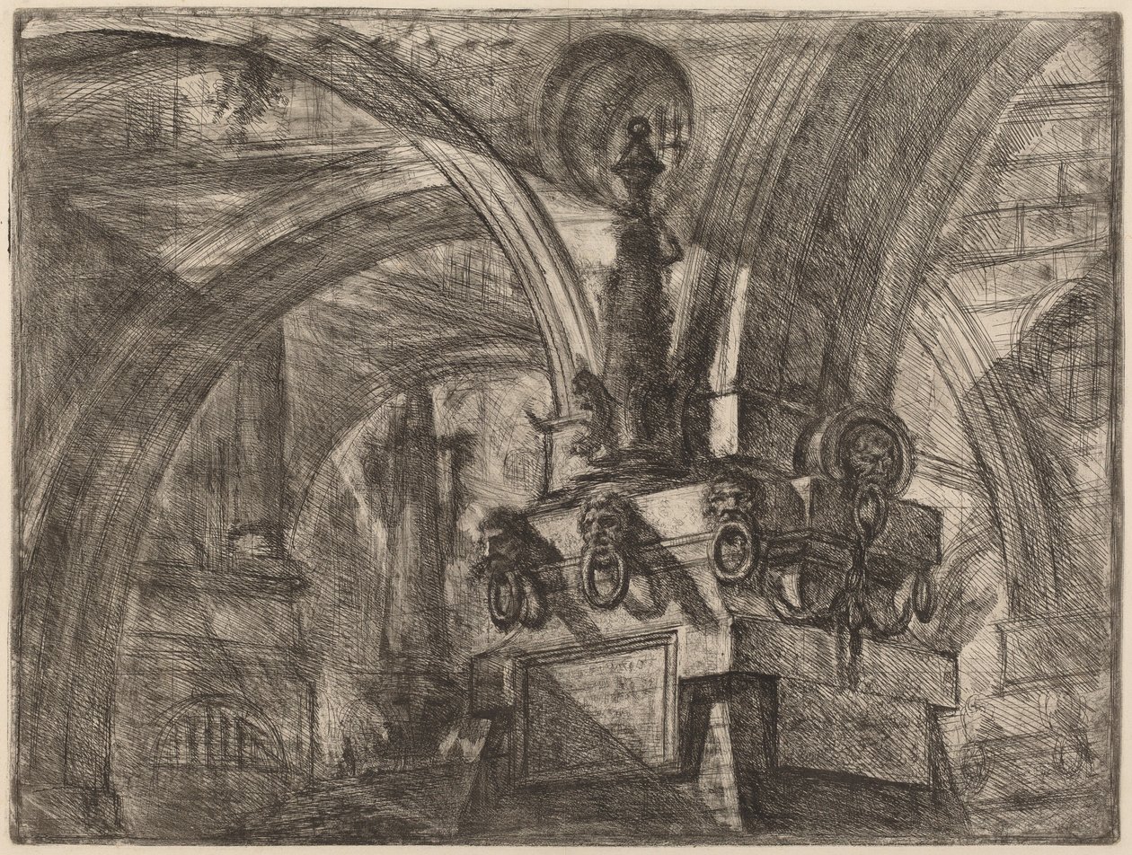 Molen med en lampe af Giovanni Battista Piranesi