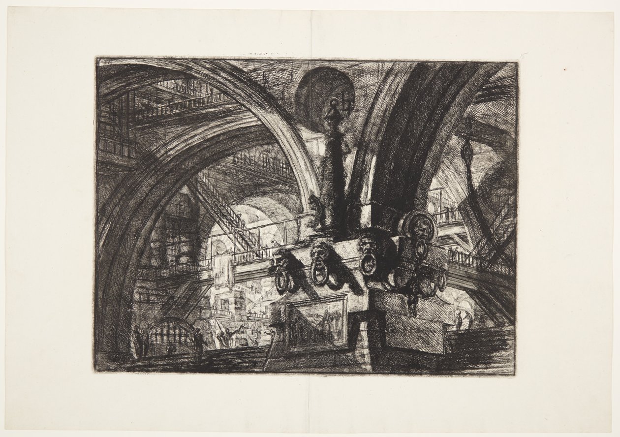 Molen med en lampe af Giovanni Battista Piranesi