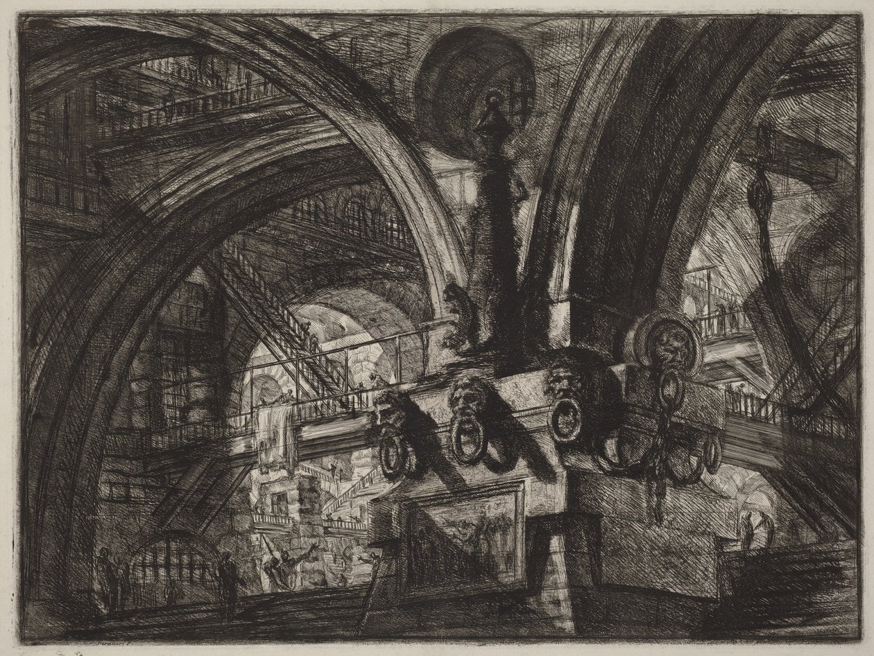 Molen med en lygte af Giovanni Battista Piranesi