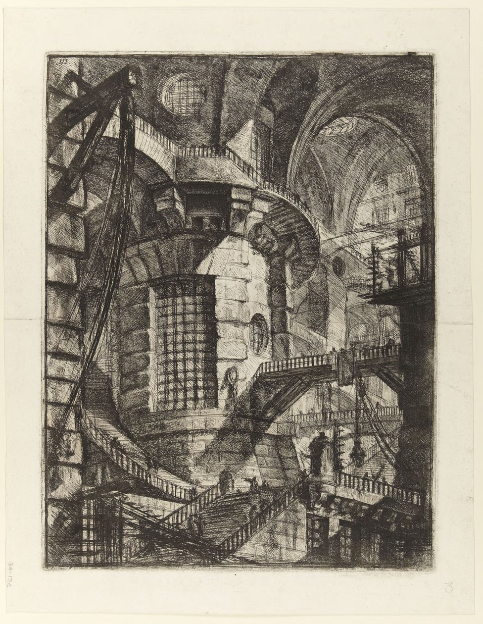 Det runde tårn af Giovanni Battista Piranesi