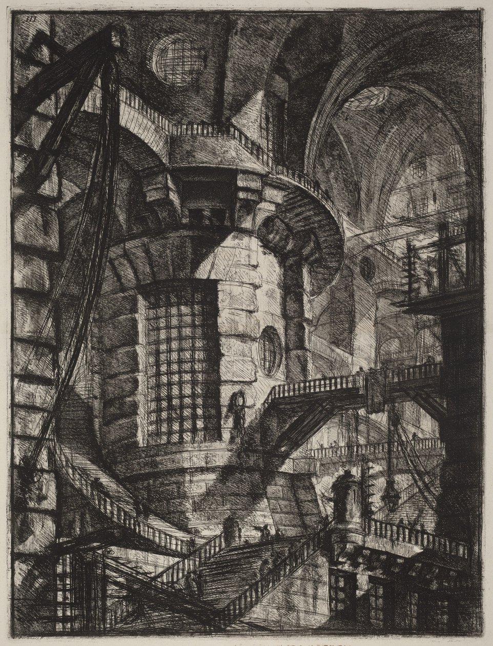 Det runde tårn af Giovanni Battista Piranesi