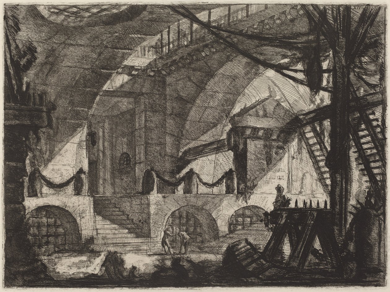 Sawhorse af Giovanni Battista Piranesi