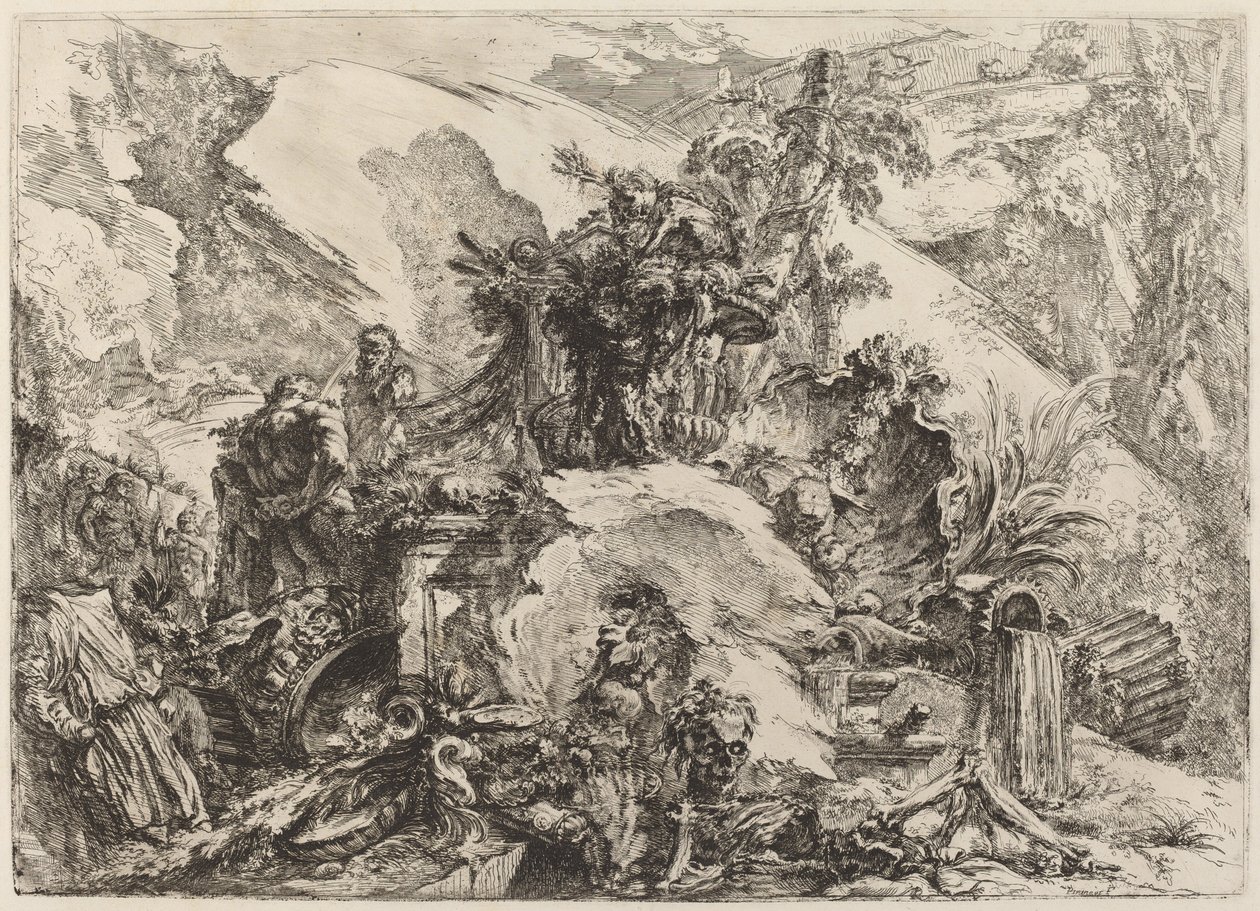 Skeletterne af Giovanni Battista Piranesi