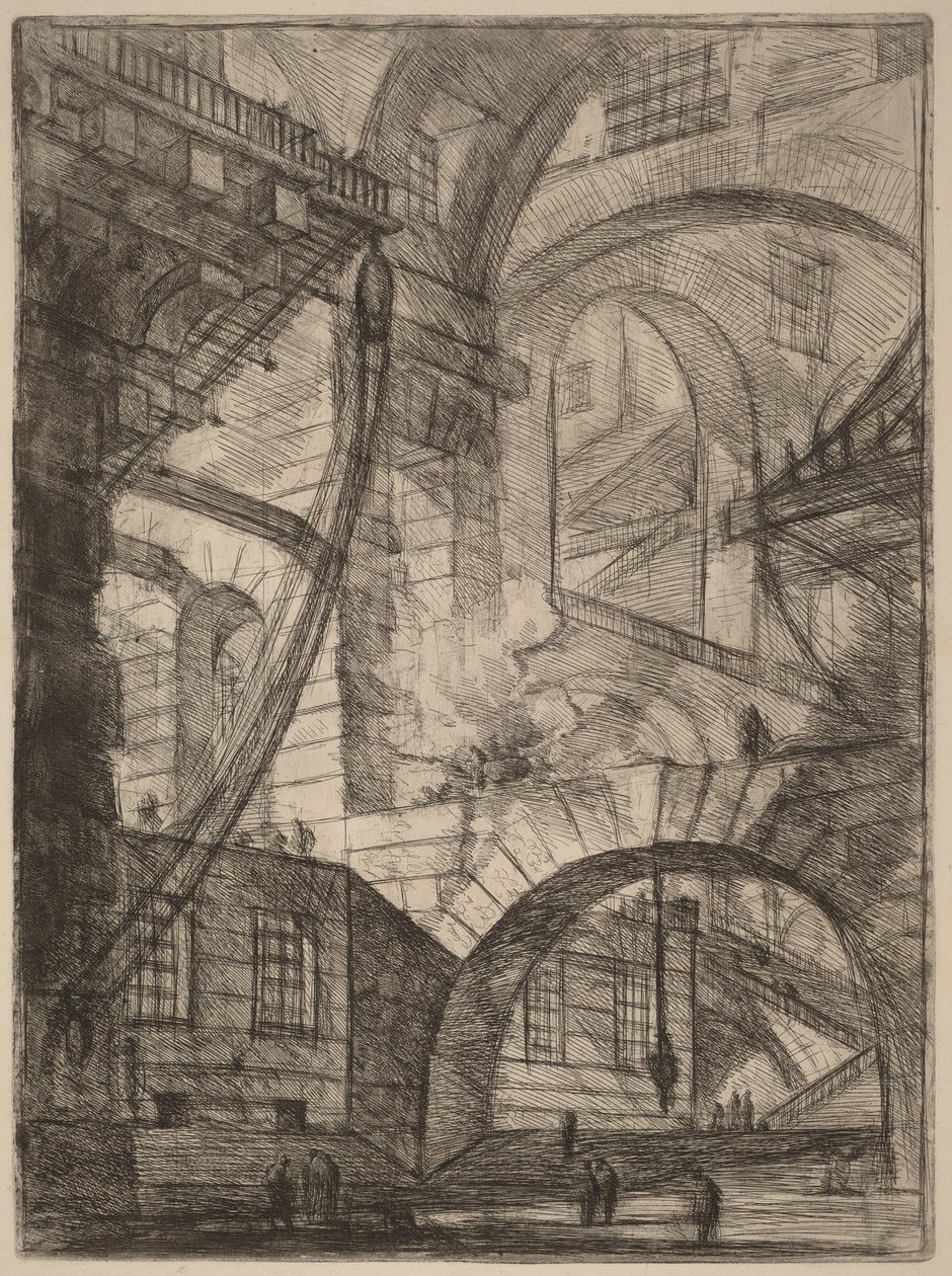 Den rygende ild af Giovanni Battista Piranesi