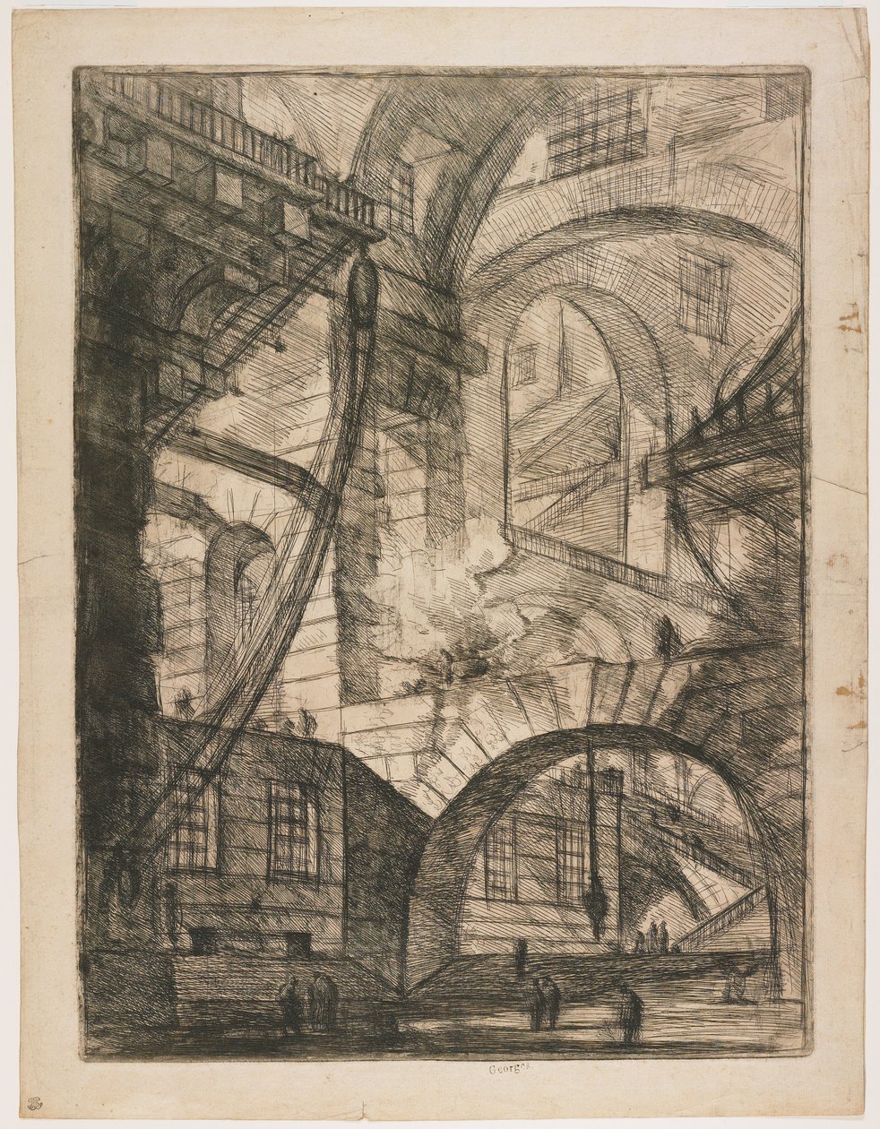 Den rygende ild af Giovanni Battista Piranesi