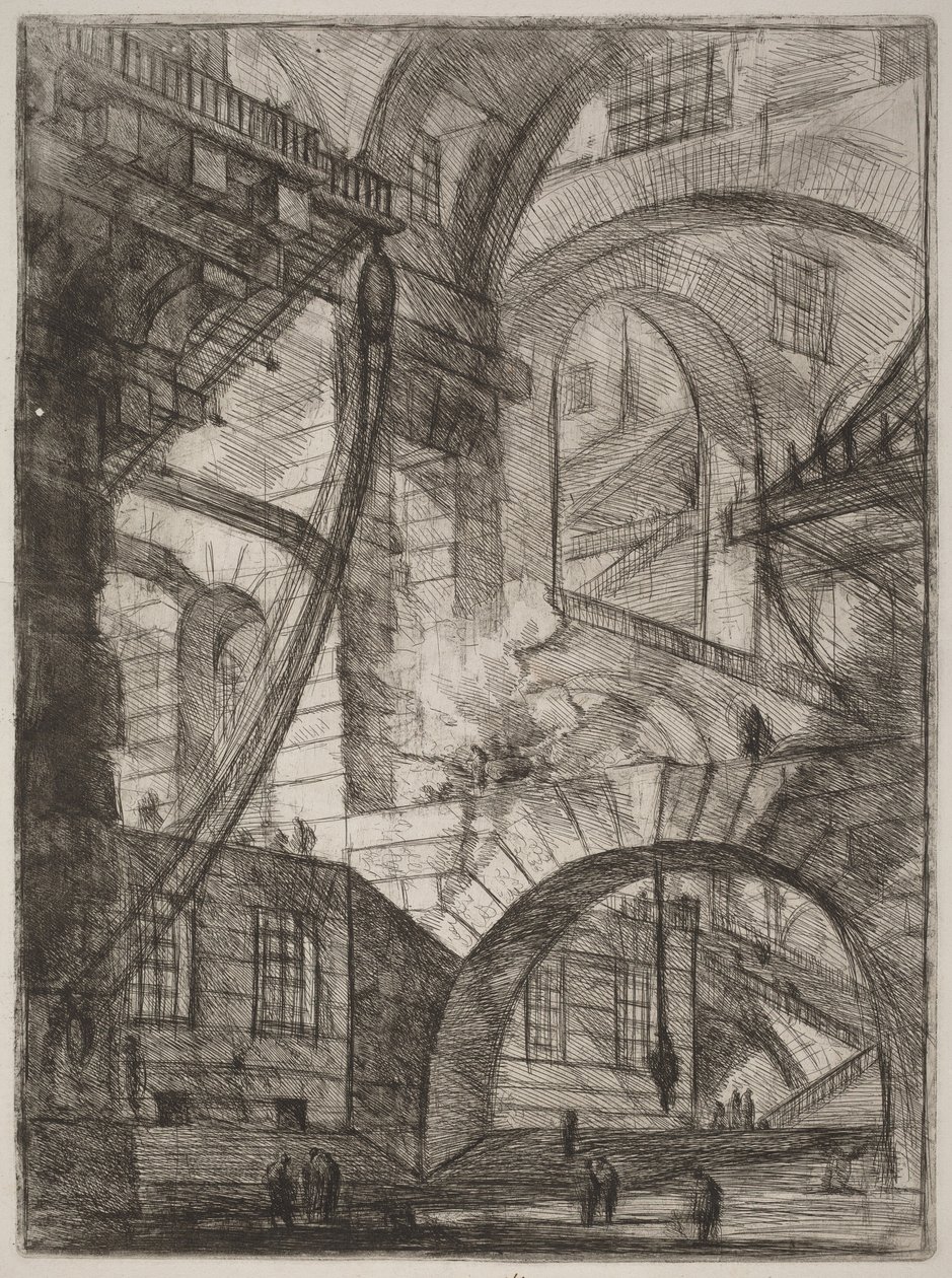 Den rygende ild af Giovanni Battista Piranesi