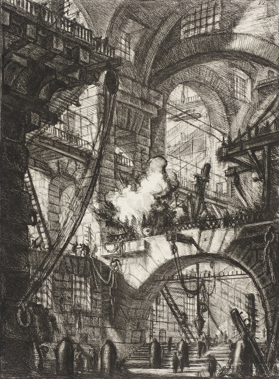 Den rygende ild af Giovanni Battista Piranesi