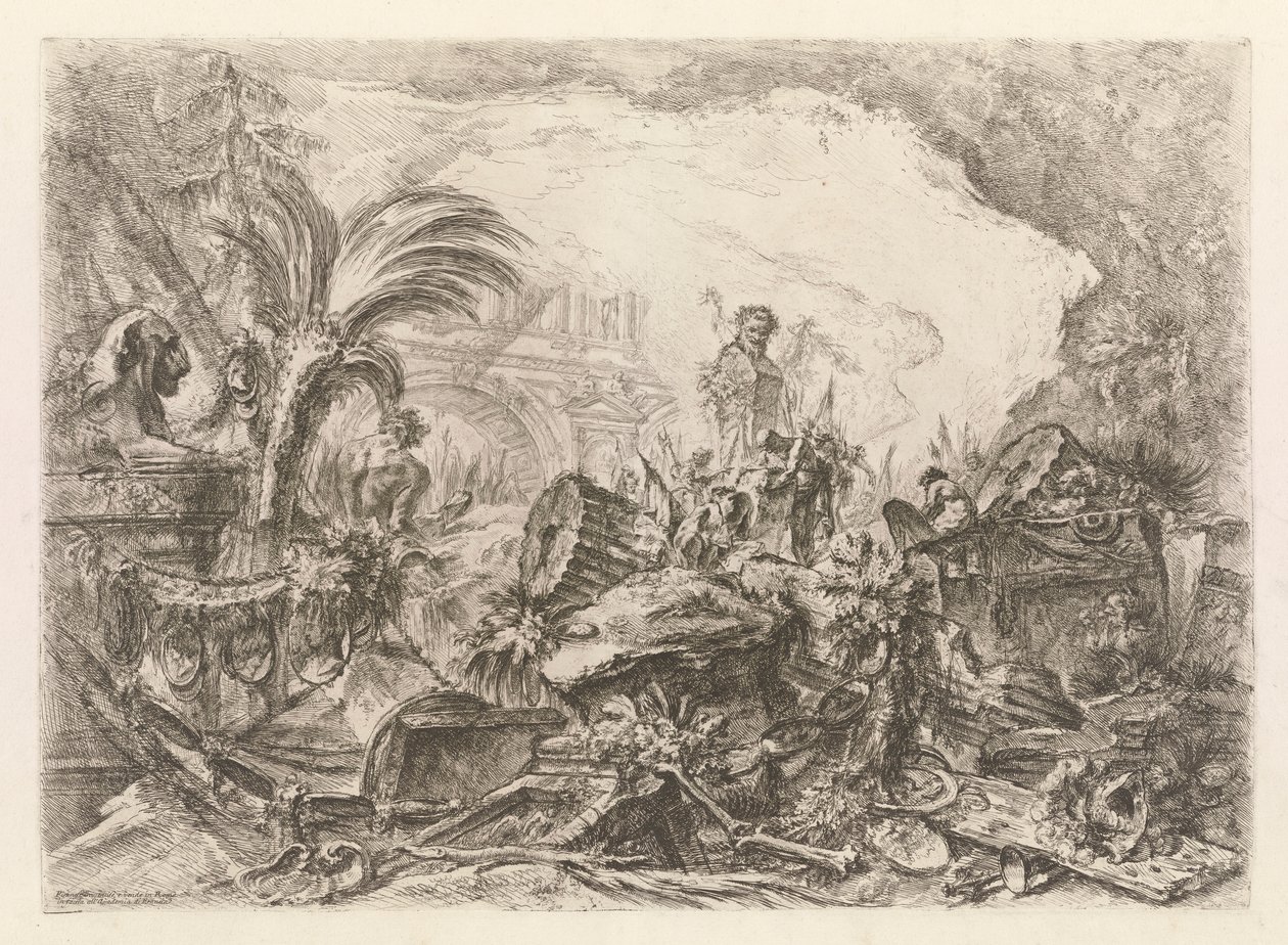 Triumfbuen, fra Grotteschi (Grotesques) af Giovanni Battista Piranesi
