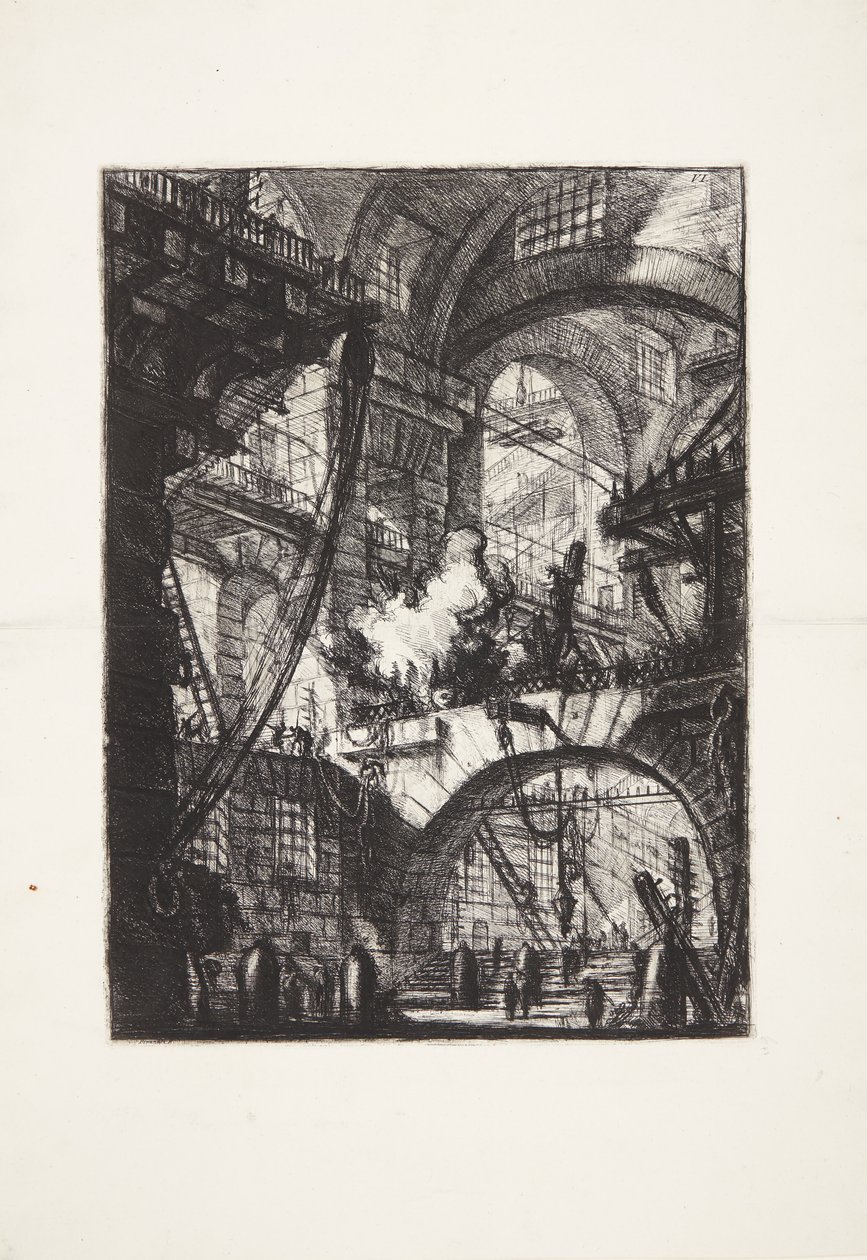 Den rygende ild af Giovanni Battista Piranesi