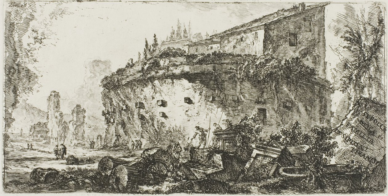 Scipios grav, plade 18 fra nogle udsigter over triumfbuer og andre buer af Giovanni Battista Piranesi