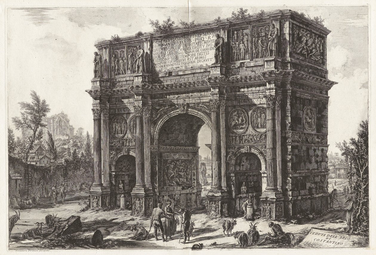 Udsigt over af Giovanni Battista Piranesi