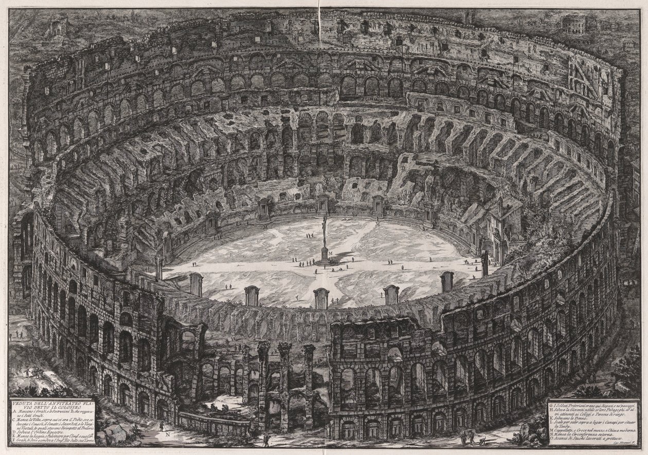 Udsigt over af Giovanni Battista Piranesi