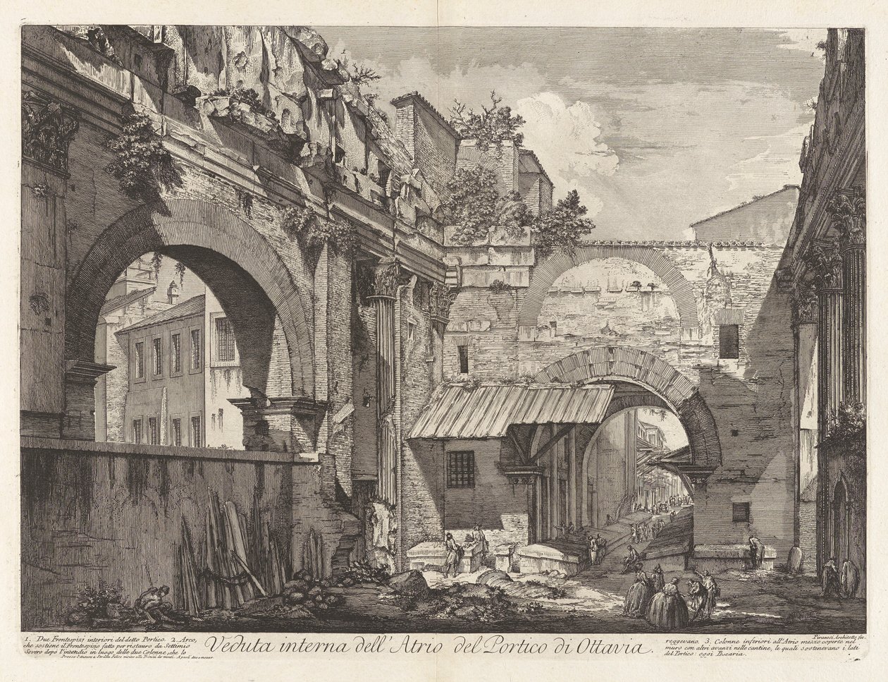 Indvendigt billede af af Giovanni Battista Piranesi