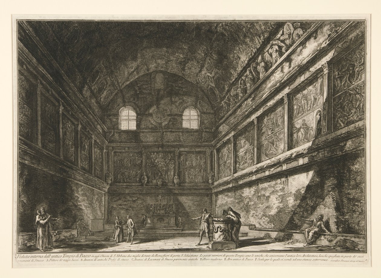 Indvendigt billede af af Giovanni Battista Piranesi