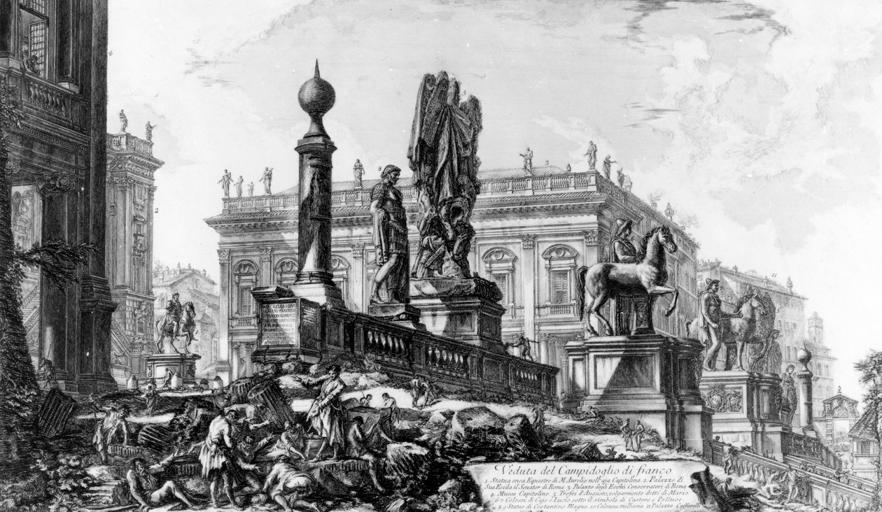 Udsigt over Capitoline Hill, fra 