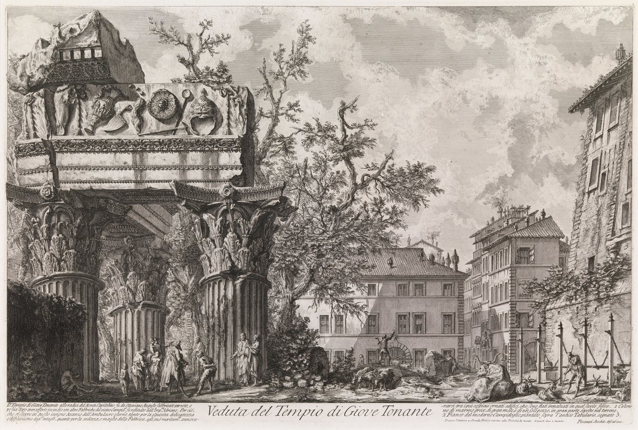 Udsigt over Vespasians og Titus