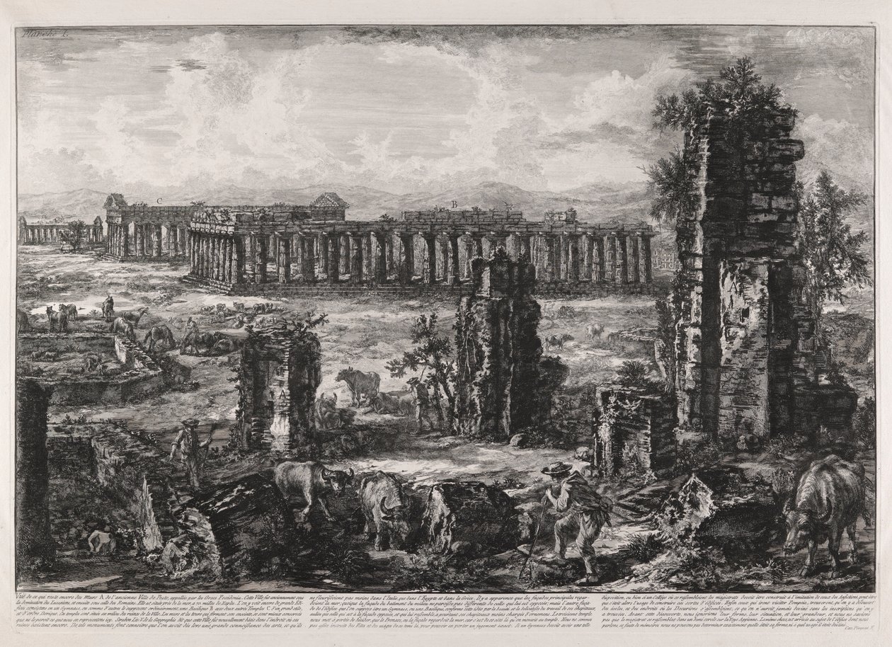set? af hvad der stadig er tilbage af A. de l af Giovanni Battista Piranesi